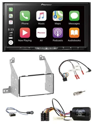 Pioneer 2DIN Lenkrad USB DAB DVD Bluetooth Autoradio für Nissan Pathfinder R51 2 - Bild 1 von 4