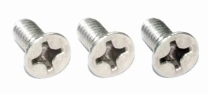 Door Catch Countersunk Phillips Machine Screw Set(3x) VALIANT RV1 SV1 AP5 AP6 VC - Picture 1 of 2