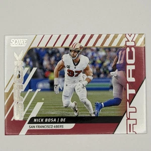 2025 Score Sack Attack Nick Bosa #12 San Francisco 49ers 10*5 - Imagen 1 de 2