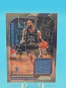 2020-21 Prizm Andrew Wiggins Sensational Swatches GU Patch Relic #SSW-AWG - Picture 1 of 10