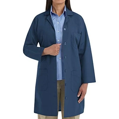 Red Kap Women's Lab Coat, Navy, X-Large - Image 1 of 3