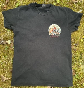 QUEEN t shirt faded black sz Small QUEEN Imperfect Faded - Picture 1 of 15