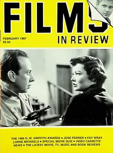 Films in Review Magazine February 1987 Jose Ferrer Gene Tierney - Picture 1 of 2