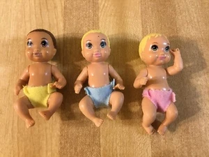 3 Mattel Barbie Newborn Infant Baby Dolls Babies With Diapers Krissy Twins - Picture 1 of 3