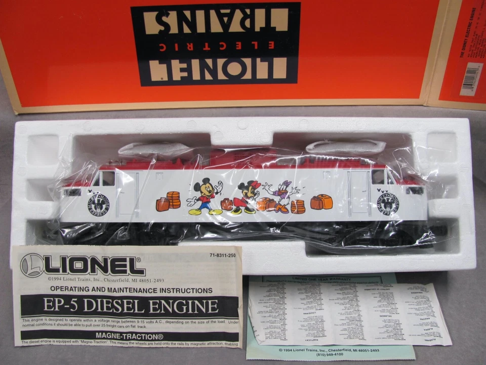 1994 Lionel 6-18311 Disney Ep-5 Electric Locomotive L3044