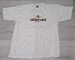 Grand Prix Embroidered Racing T-Shirt L  - Picture 1 of 5