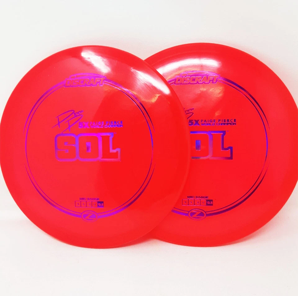 Set of (2) Discraft Elite Z Sol 170-2g Red Purple Foil FREE SHIPPING 4 - Image 1 of 1