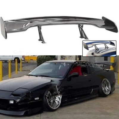 Gloss Black Racing GT-Style Rear Trunk Spoiler Wing Lid For Nissan 200SX 240SX - Image 1 of 4
