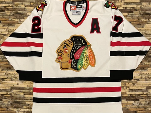 Rare Authentic Vintage Nike NHL Chicago Blackhawks Jeremy Roenick Hockey Jersey Cover