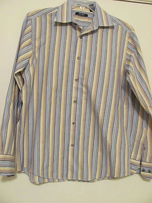 Mondo Di Marco con botones L/S para hombre, tela europea, talla LG 100 % algodón  Foto 1 de 4