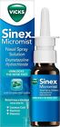 VICKS Unblock Nose Sinex Micromist Pump Inhaler Decongestant Nasal Spray