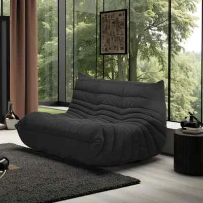 Sofá cama de tatami de 1 a 3 asientos silla bolsa de frijoles sofá de piso oruga sofá perezoso Foto 1 de 4