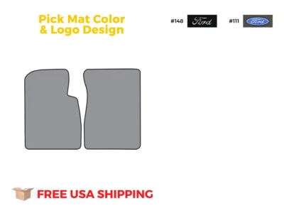 FITS 1967 Ford Thunderbird Floor Mat 2pc Loop - Image 1 of 4