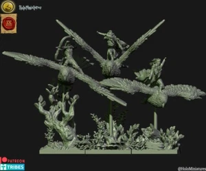 Wood elves Kestrel knights wargaming - dnd - tabletop gaming - old world - Imagen 1 de 18