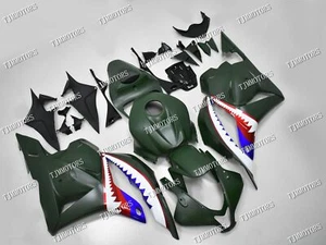 Fit for 09-12 CBR600RR Matte Army Green ABS Injection Mold Bodywork Fairing Kit - Picture 1 of 9