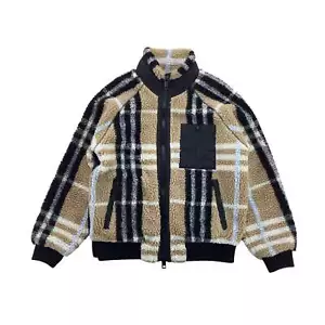 Burberry Sherpa Fleece Jacke - Damen/S - Picture 1 of 7