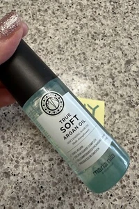 True Soft Maria Nila ARGAN Softening Hair Oil 1oz/30mL TRAVEL SZ REDUCE FRIZZ - Picture 1 of 18