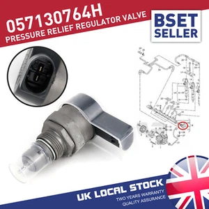 FOR BOSCH FUEL PRESSURE RELIEF REGULATOR VALUE 057130764H 0281002859 0281006003 - Picture 1 of 7