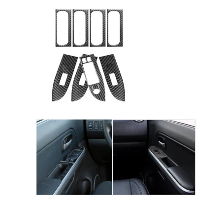 Kit de control de puerta de fibra de carbono de 9 piezas para Suzuki Grand Vitara 2006-13 Foto 1 de 4