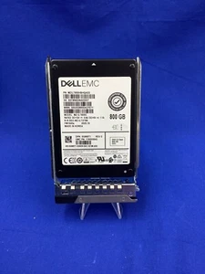 GW8T1 Dell EMC 800 Go SAS 12 Gbps Usage Mixte SSD 2,5" 0GW8T1 MZ-ILT800C 0GW8T1 - Photo 1/4