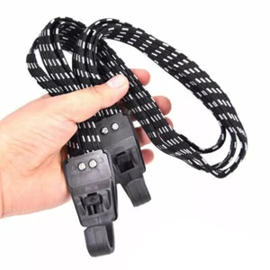 Bicycle Bike Cycle Pannier Elastic Luggage Rack Strap Band Bungee Hook 45/65cm - Picture 1 of 18