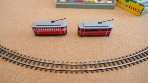 Model Power N scale Brill Trolley Car with Dummy 7508 WORKING - Picture 1 of 3