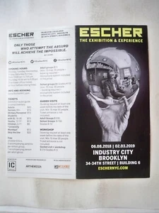 M.C. ESCHER - THE EXHIBITION & EXPERIENCE Herald BROOKLYN NY 2018 - Picture 1 of 2