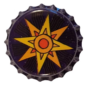 100 Blue Star Beer Bottle Crown Caps (New) Decoration - Picture 1 of 8