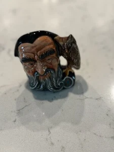 Royal Doulton MERLIN Mini Character Toby Jug Figurine D6543 1959 - Picture 1 of 9