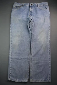 Vintage 1980's Lee Jeans Straight Leg Light Wash USA Made Sz 40x30 (Msr 39x29) - Picture 1 of 10