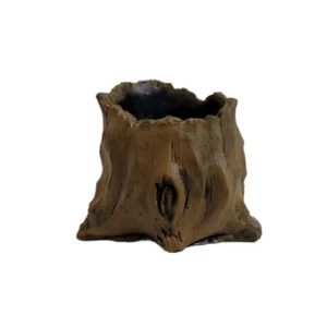 Decorative Pot Handmade Tree Trunk M4 - Picture 1 of 5