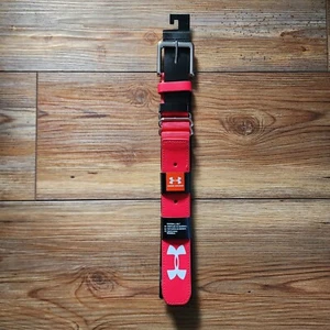 Under Armour Adult Baseball Softball Belt Red One Size - Picture 1 of 6