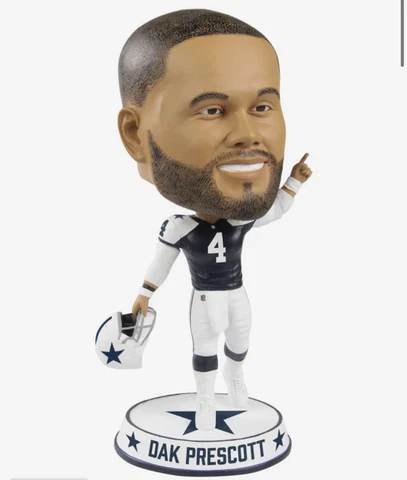 Dak Prescott Dallas Cowboys Retro Uniform Variant Bighead FOCO Bobblehead #/72 Cover