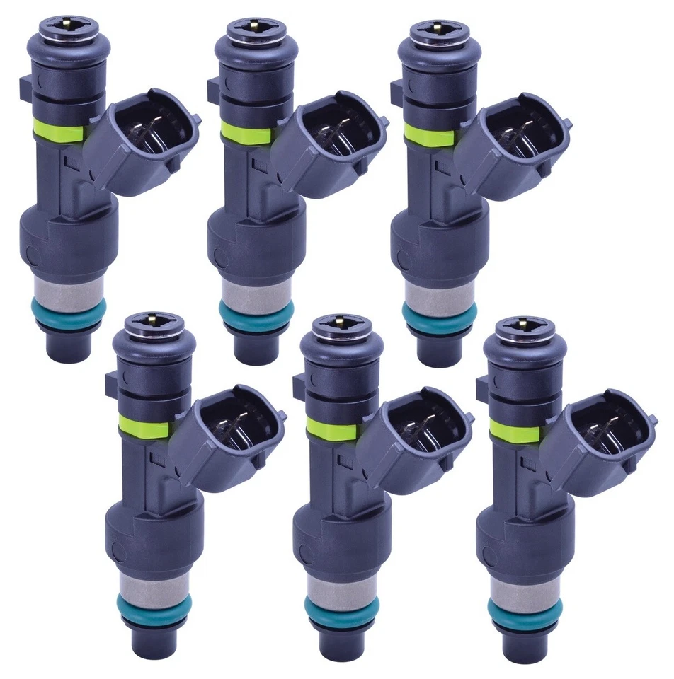 日立原始设备制造商 6 件套燃油喷射器适用于英菲尼迪 I35 日产 Maxima Murano 3.5 V6 — 第 1/1 张图片