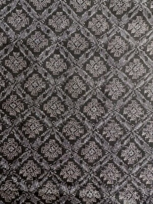 t10: Japanese Kimono vintage Fabric Oshima Tsumugi Silk  Cloth Crafting & Sewing - Image 1 of 4