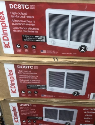 Dimplex DCSTC302TW 3000-Watt 240-Volt Forced Air Heater Wall Mount (47526) New - Image 1 of 4