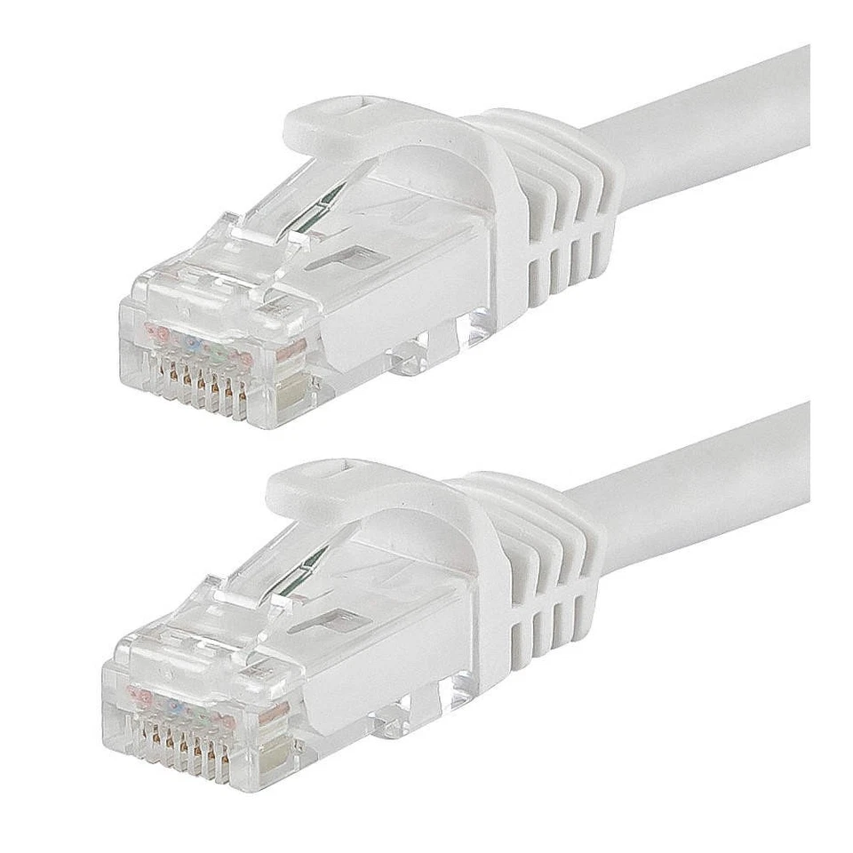 MONOPRICE 9817 Patch Cord,Cat 6,Flexboot,White,0.5 ft. 38F945 - Image 1 of 1