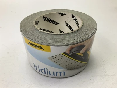 Rollo de hoja de lijado al vacío Mirka Iridium 24-570-180 agarre 180 grano, 2-3/4"x33,5" Foto 1 de 4