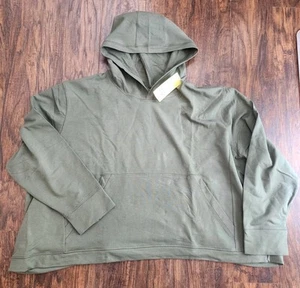 All in Motion Women's Plus Size 4X Pullover Hoodie Front Pouch Pocket Fern Green - Picture 1 of 6