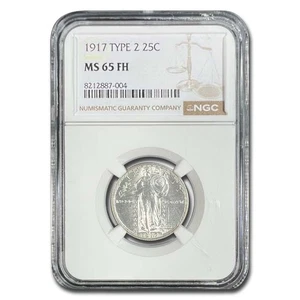 1917 Standing Liberty Quarter Type-II MS-65 NGC (Full Head) - Picture 1 of 3