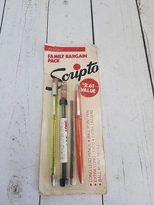 SCRIPTO Long Lead Family Bargain Pack Pencil And Pen B779 - Picture 1 of 2