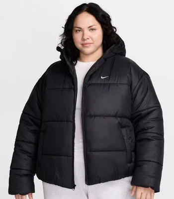 Size X-large Plus Size - Nike Women’s Puffer Jacket Black FZ5901-010 - Image 1 of 4