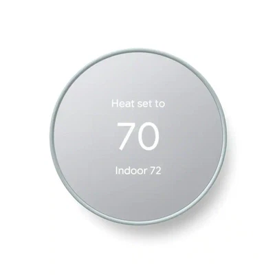 Google Nest Thermostat - Smart Programmable Wi-Fi Thermostat - Fog GA02083-US - Image 1 of 4