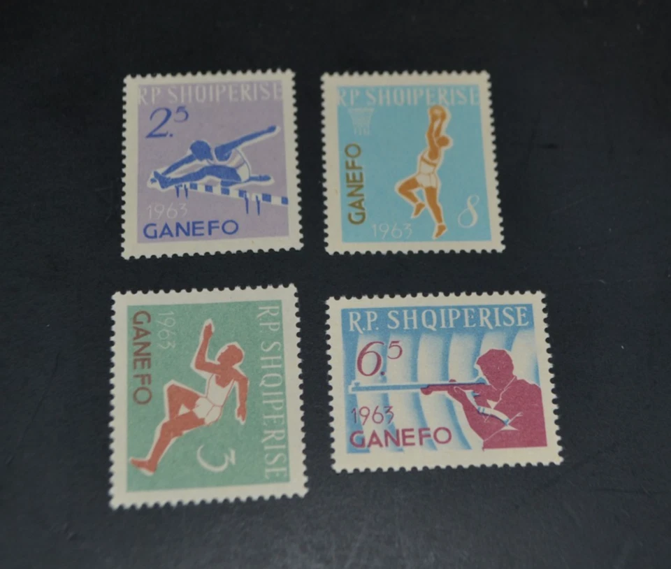 ALBANIA SCOTT #712-715 GAMES OF THE NEW EMERGING FORCES GANEFO MNH SET OF 4 - Image 1 of 1