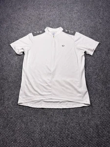 Pearl Izumi Select Series Cycling Jersey Mens XL White Short Sleeve Full Zip - Picture 1 of 8