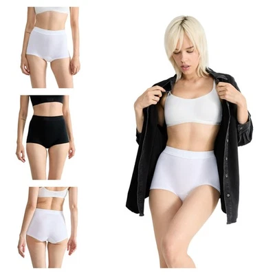 Трусы шорты с высокой талией Sloggi двойной комфорт 10222782 - Изображение 1 из 4