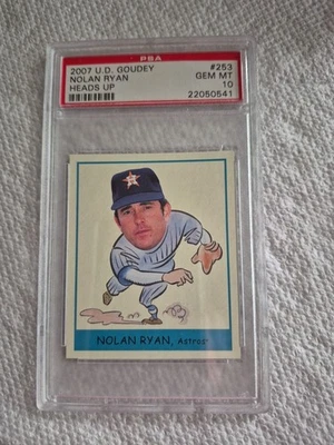 2007 Upper Deck Goudey - Goudey Heads Up Nolan Ryan #253 - Image 1 of 2