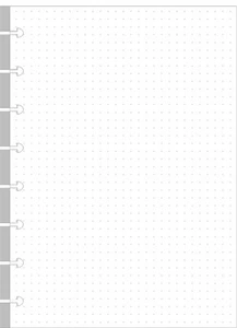 Junior Größe TUL Discbound gepunktetes Nachfüllpapier, 8-Disc Disbound Insert, 100 Sh... - Bild 1 von 6