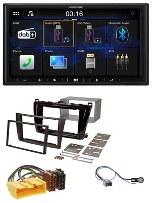 Alpine Bluetooth 2DIN MP3 DAB USB Autoradio für Mazda 6 (208-2012) - Bild 1 von 4
