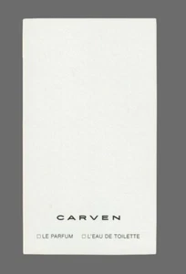 Carte  publicitaire - advertising card - Carven N°2 - Picture 1 of 1